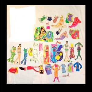 Paper dolls- Vintage 70s